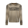 Satoshi Nakamoto Studded Thermal White