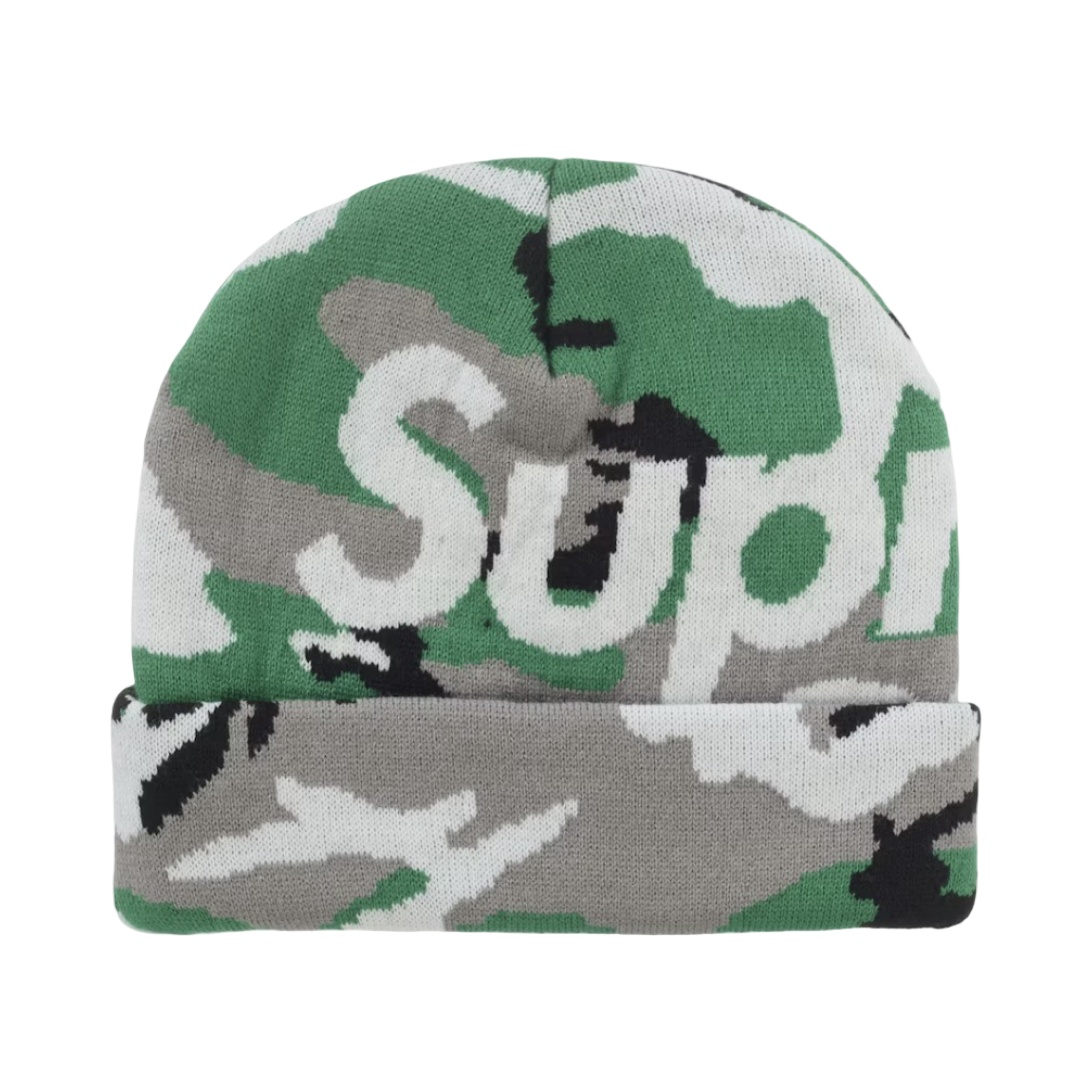 Supreme Camo Big Logo Beanie (FW25)