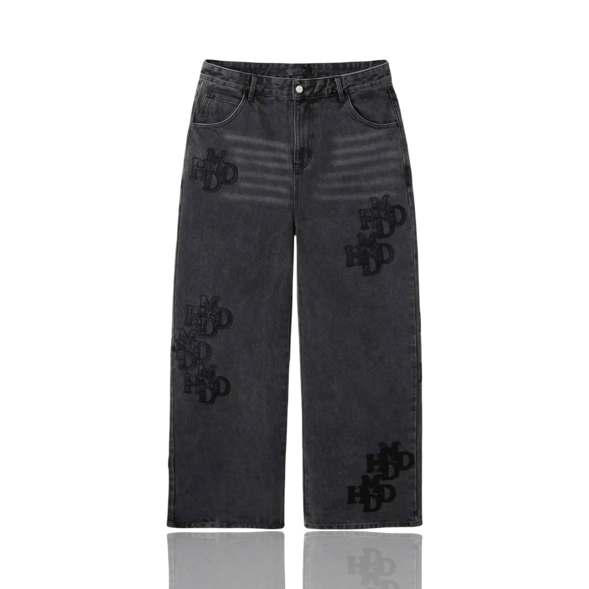 Happy Memories Don’t Die Black Double Patch Pants