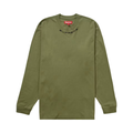Supreme Collar Logo L/S Top Olive