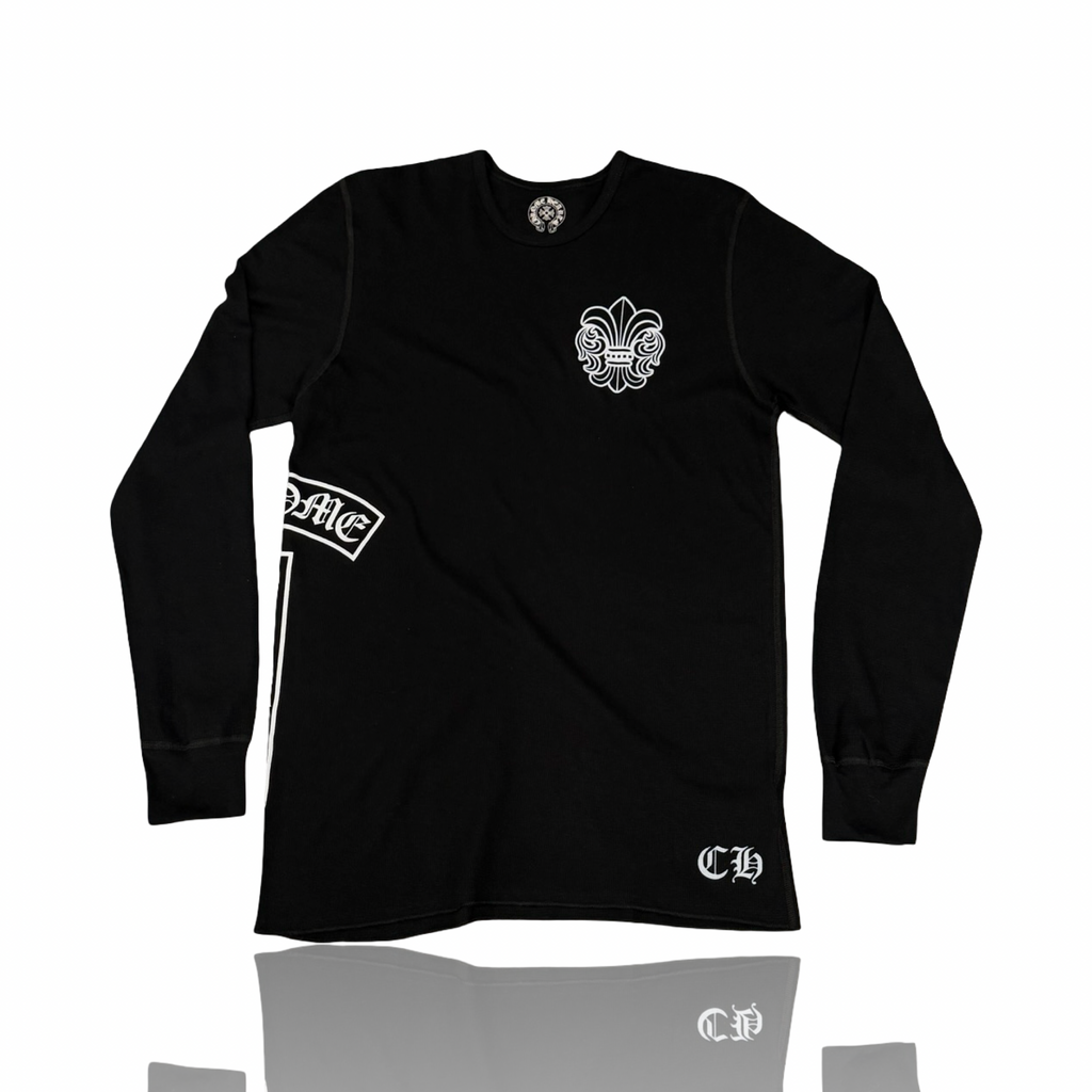 Chrome Hearts T Bar Fleur Logo Thermal Black