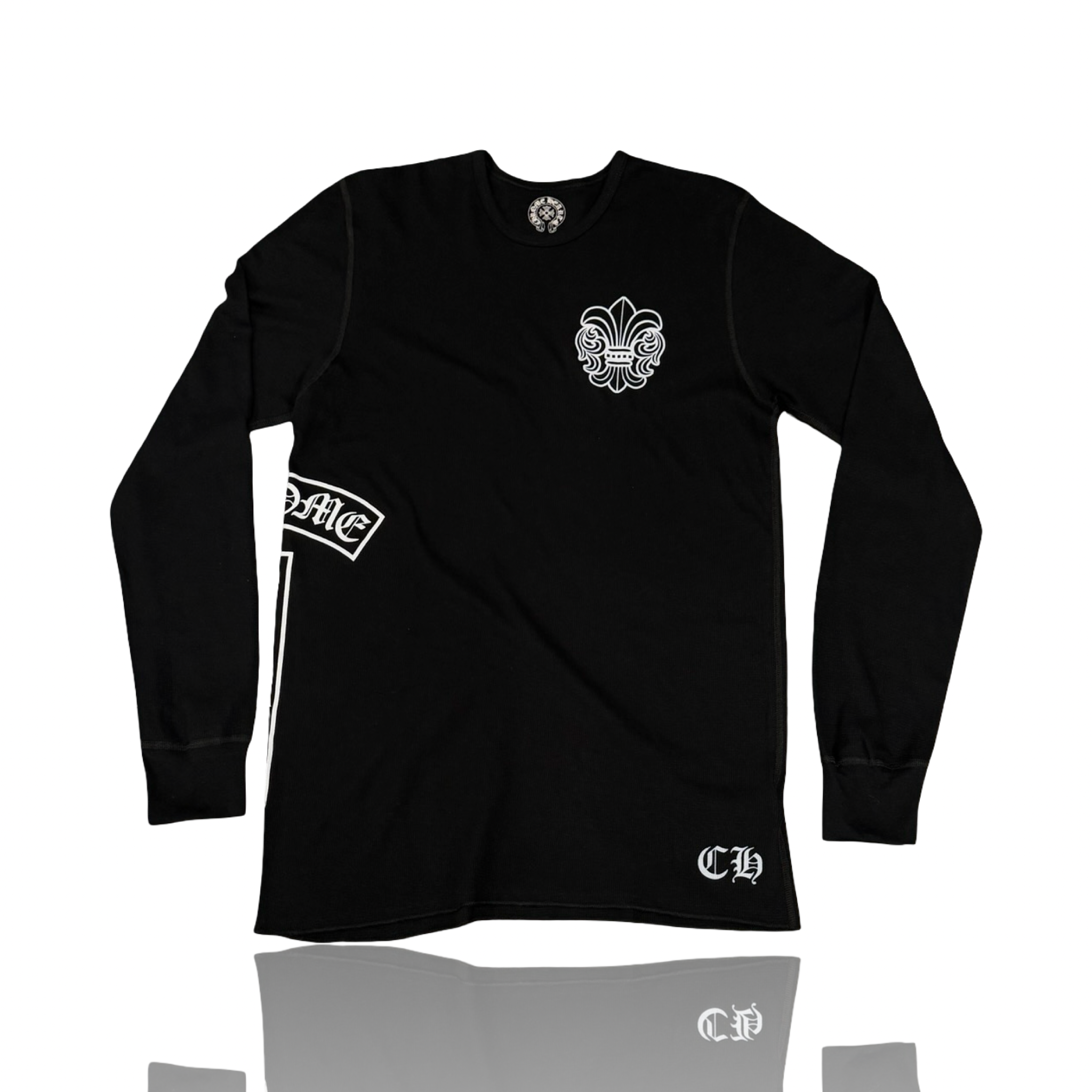 Chrome Hearts T Bar Fleur Logo Thermal Black