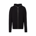 Rick Owens Ribbed Zip Up Black