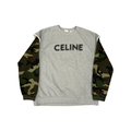 Celine Studded Rivet Camo Longsleeve Double Layered