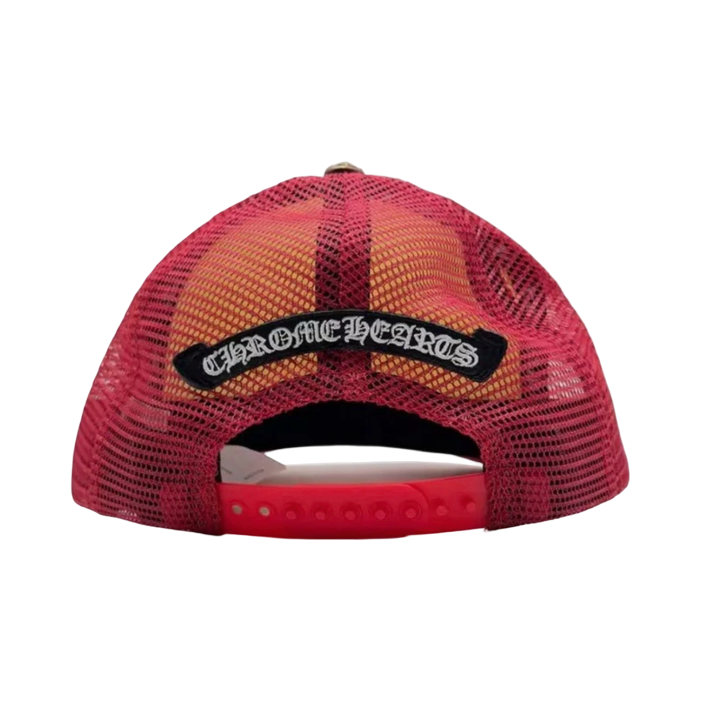 Chrome Hearts Matty Boy Graffiti Trucker Red