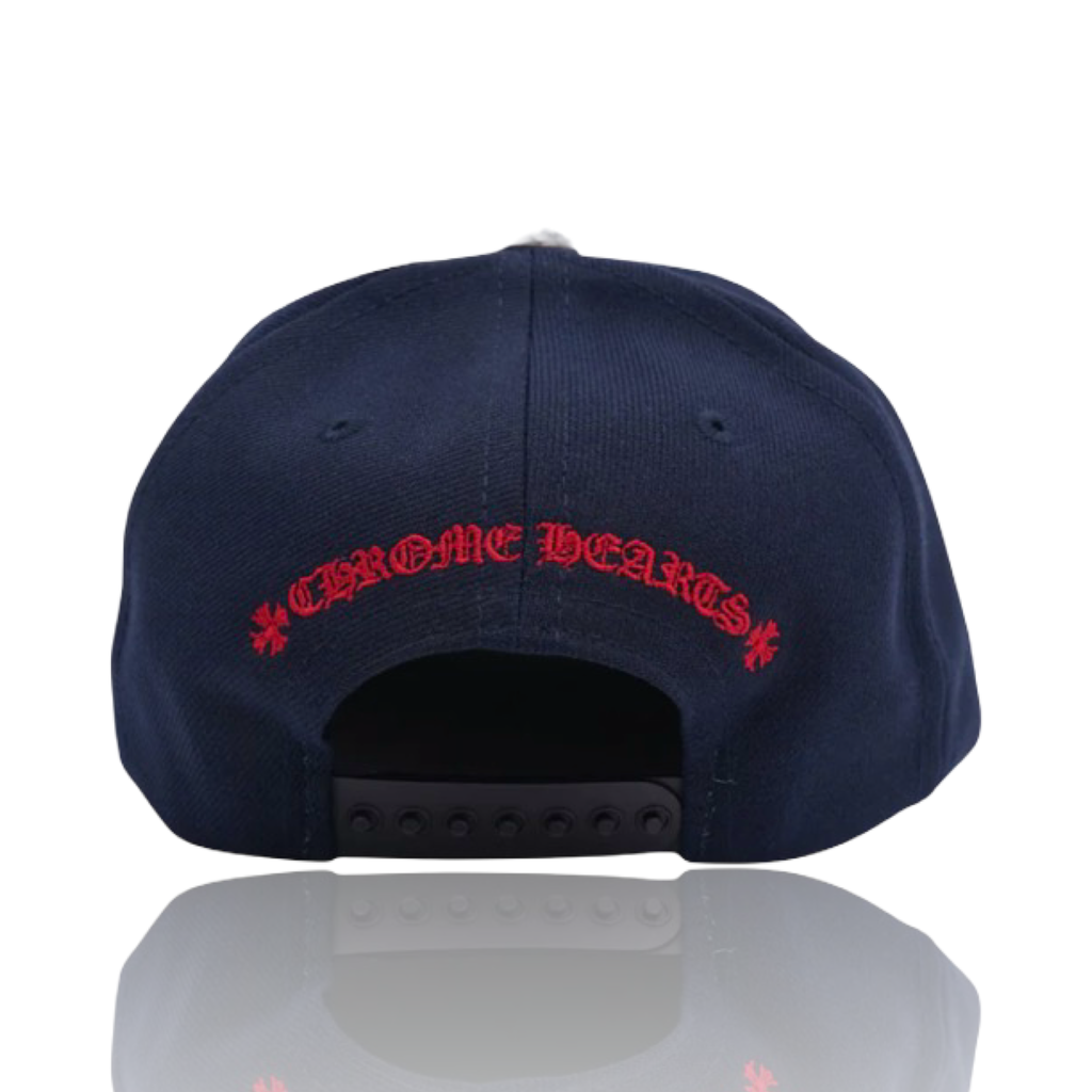 Chrome Hearts Baseball Cap Navy/Red