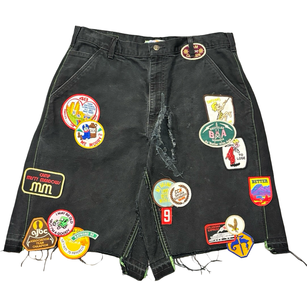 *Better With Age Gentlemen's Single-Knee Short Multi Black #1
