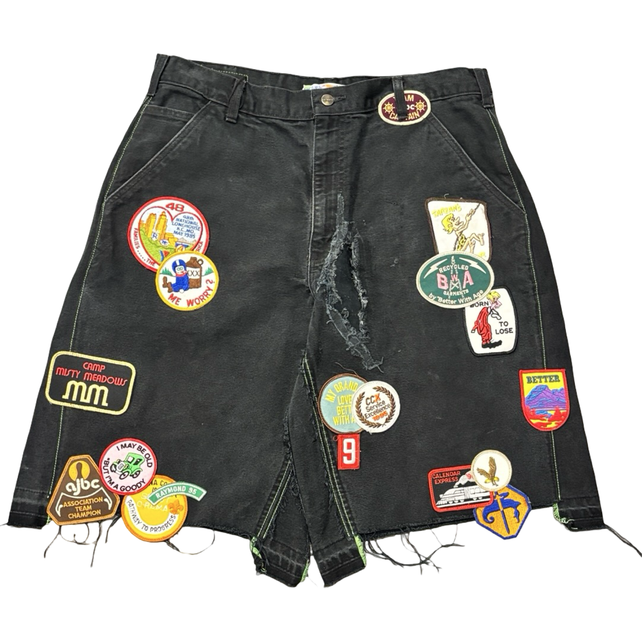 *Better With Age Gentlemen's Single-Knee Short Multi Black #1