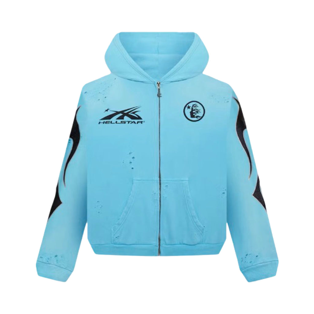 Hellstar Studio Zip Up Blue