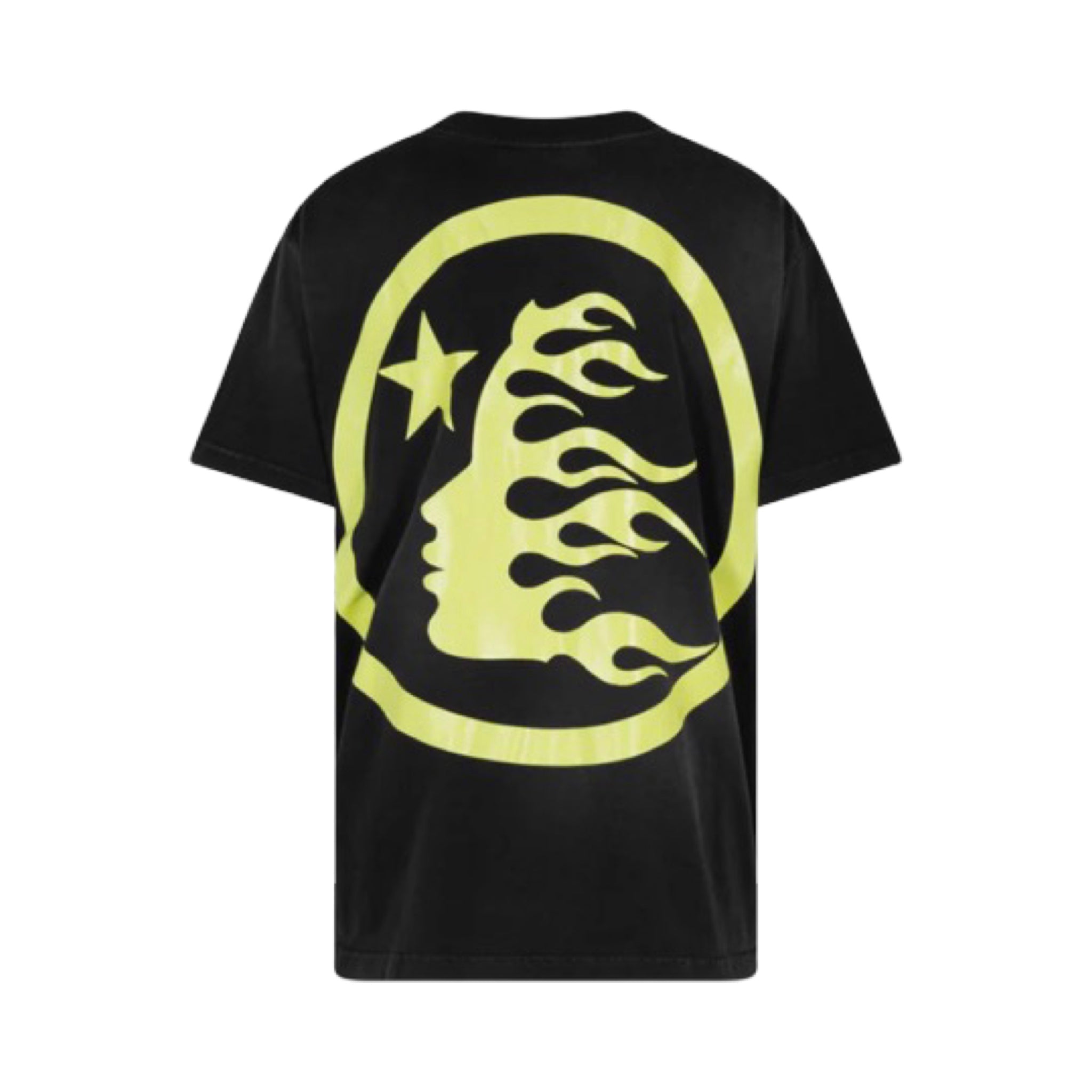 Hellstar Gel Sport Logo Tee Neon Yellow