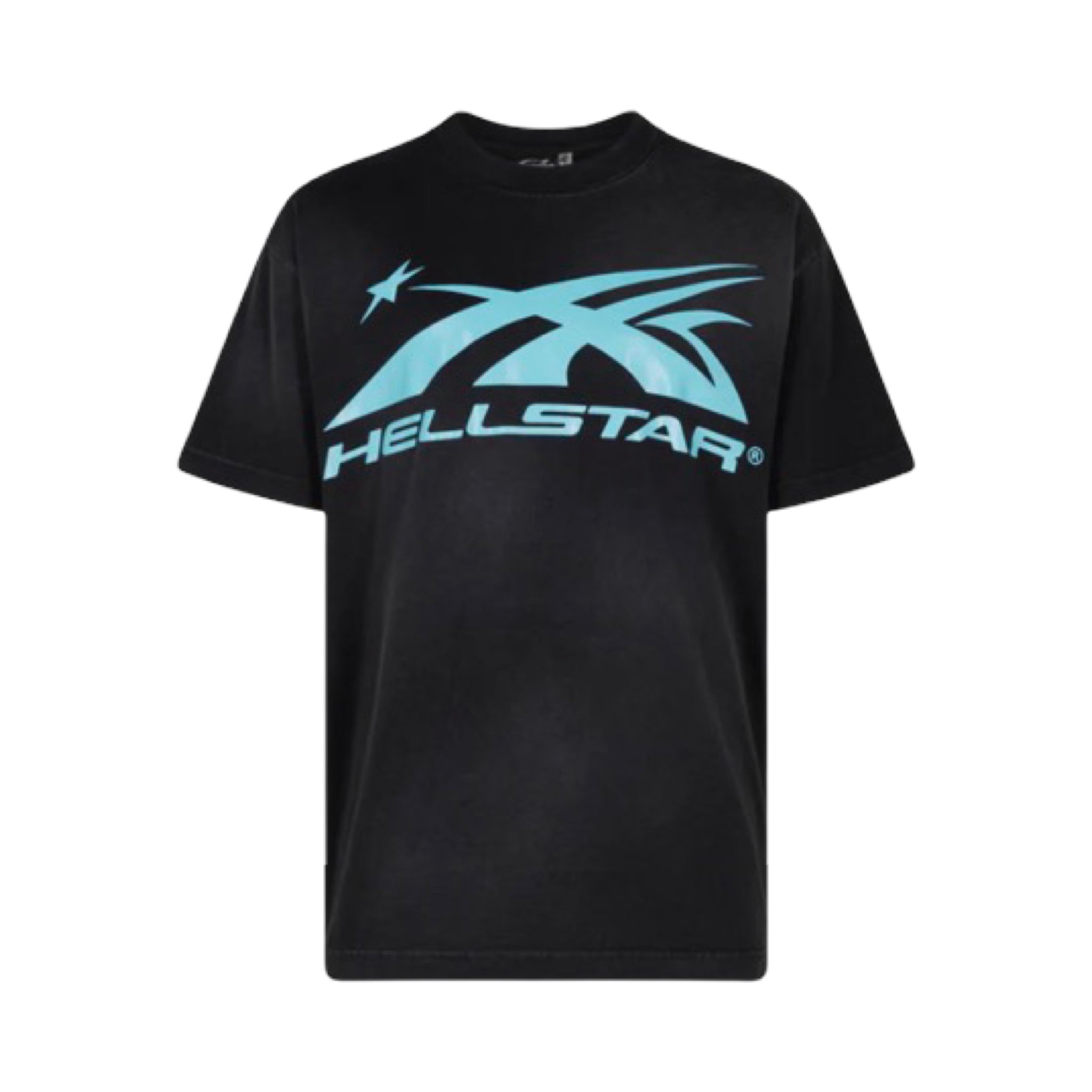 Hellstar Gel Sport Logo Tee Aqua Blue