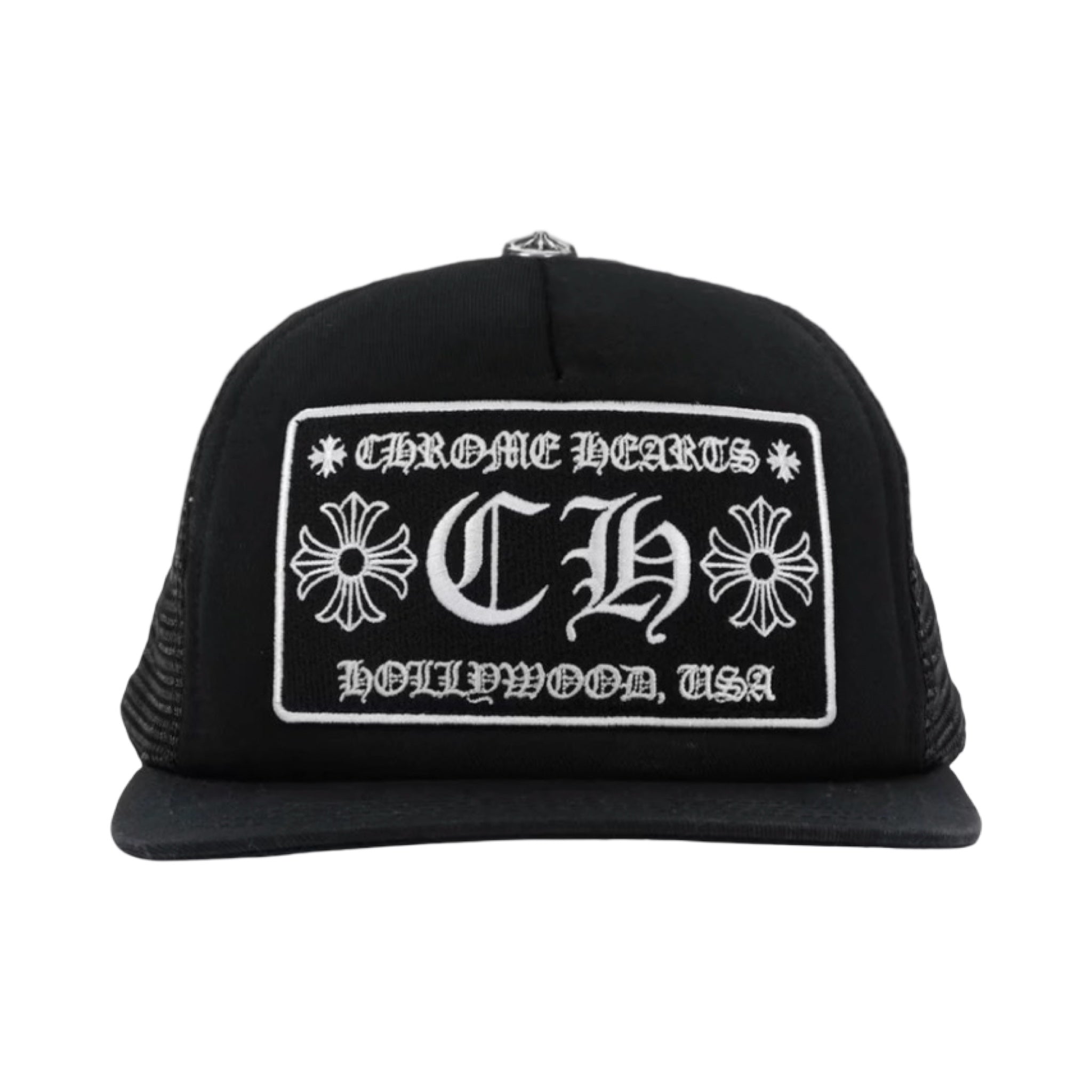 Chrome Hearts CH Hollywood Trucker Black Kids