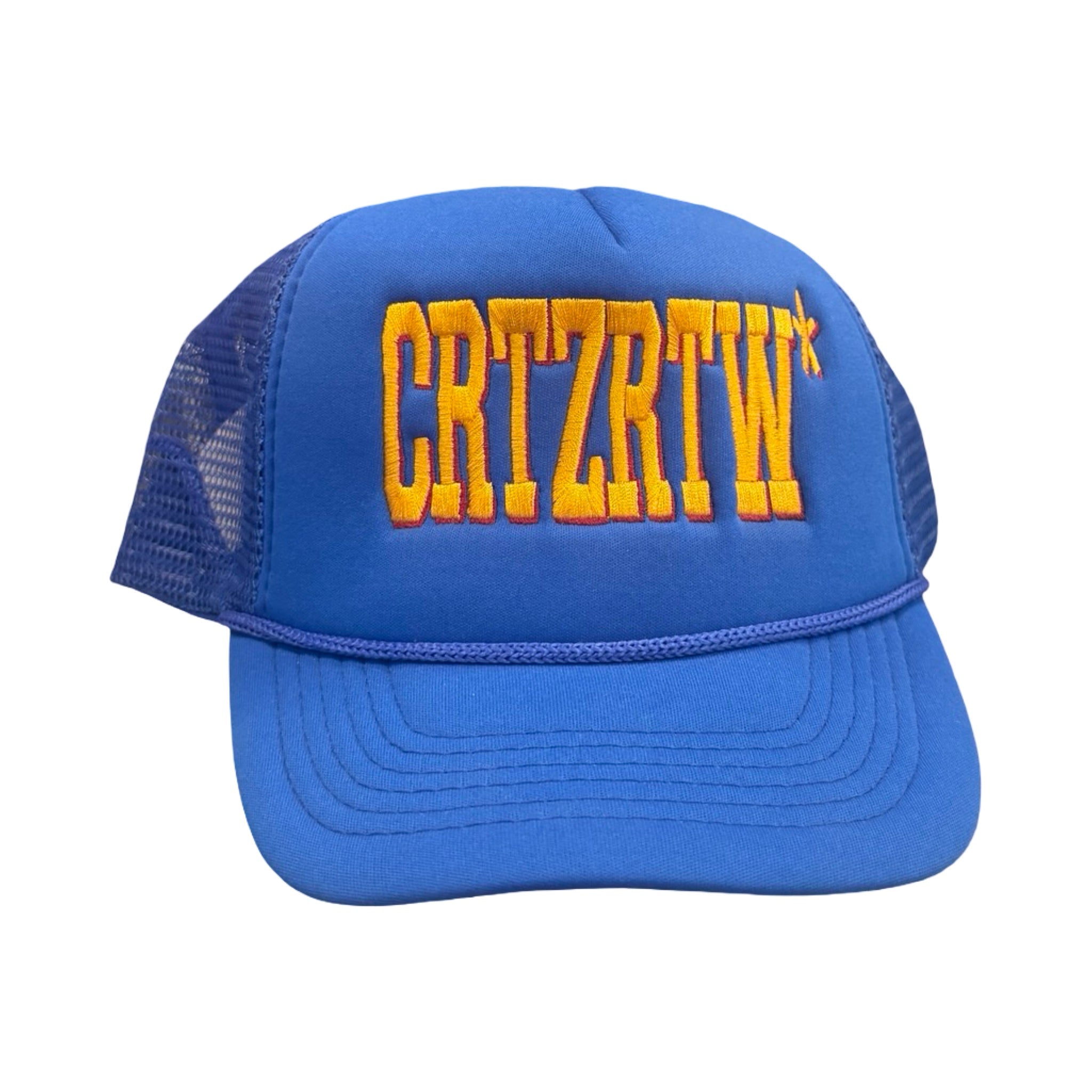 Corteiz Blue/Yellow Trucker