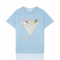 Casablanca Blue Tennis Icon Tee