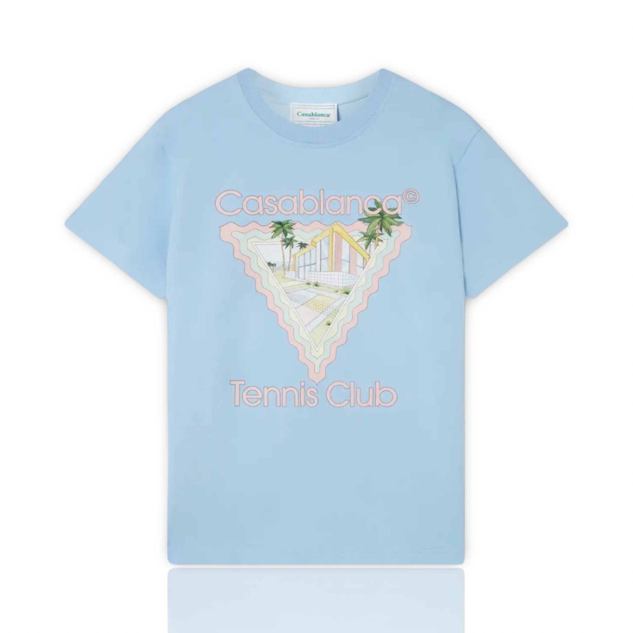 Casablanca Blue Tennis Icon Tee