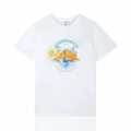 Casablanca White Oasis Printed Tee