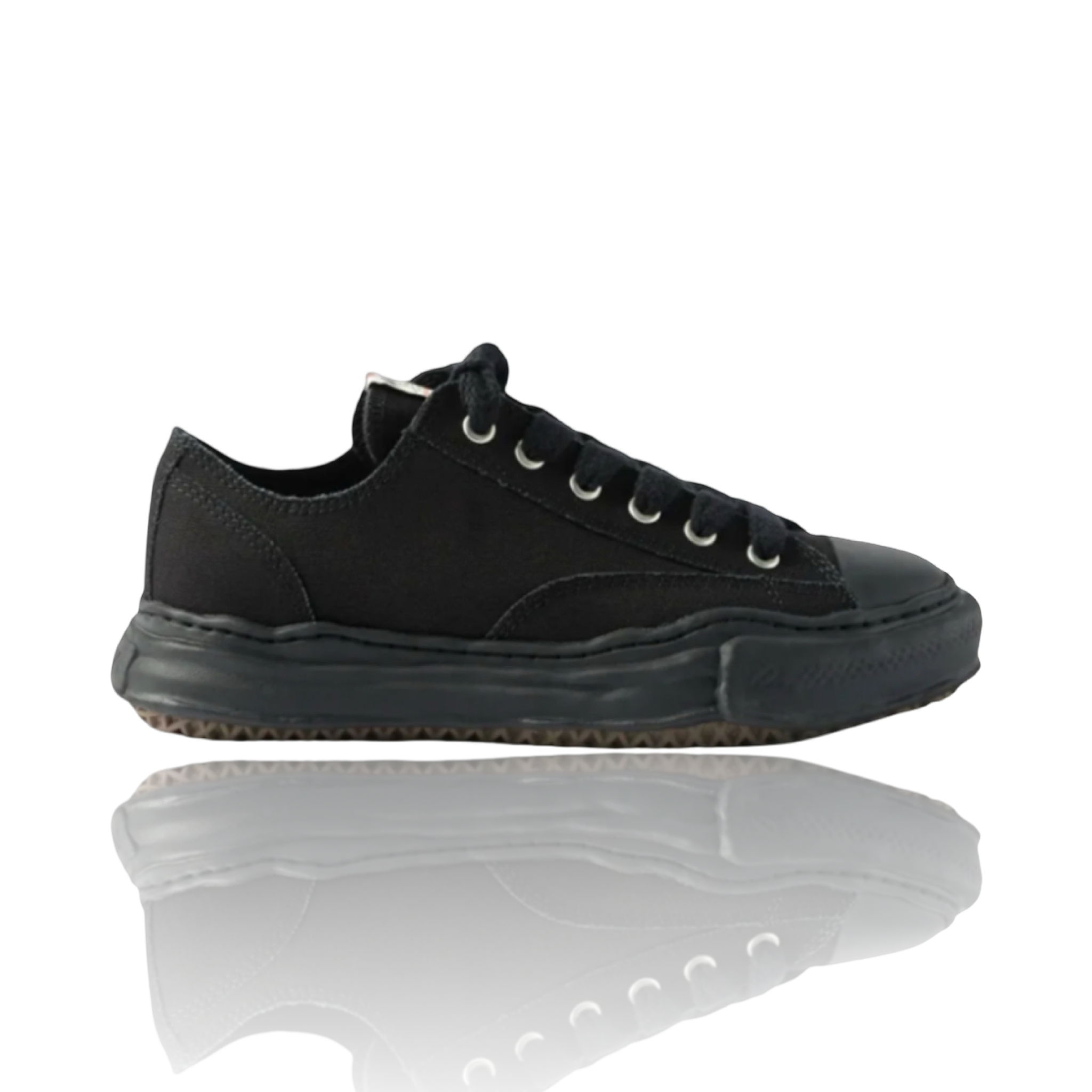 Maison Mihara Yasuhiro Peterson Canvas Low Black/Black