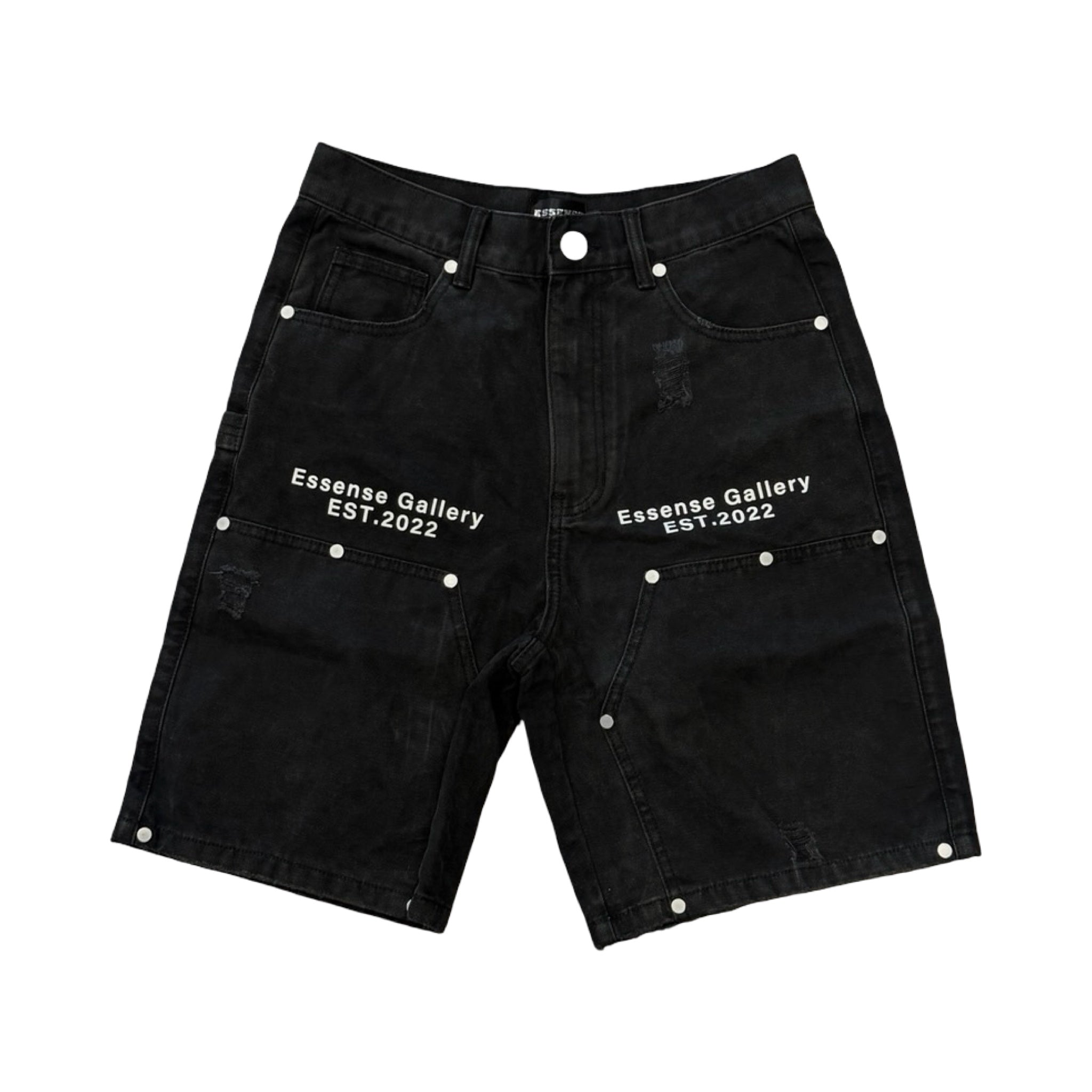 Essense Gallery Black Jorts