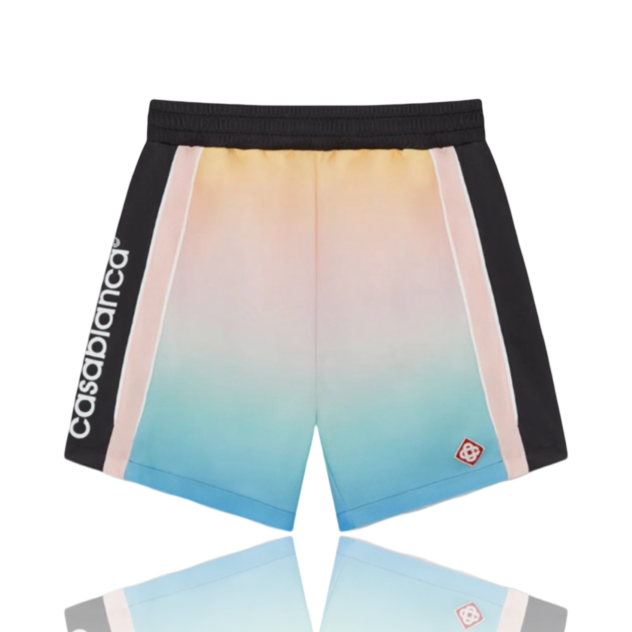 Casablanca Multicolor Pastel Gradient Football Shorts