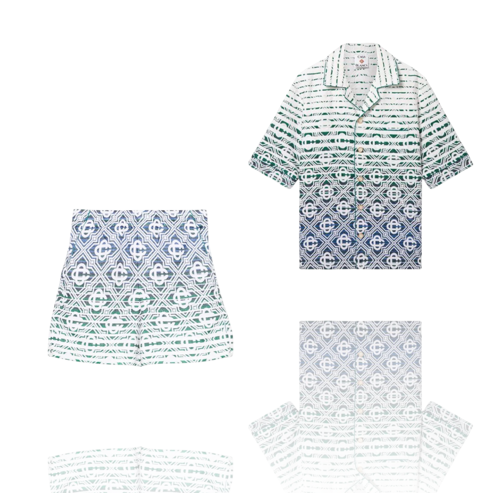 Casablanca Monogram Gradient Towelling Set