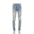 Amiri Tie Dye Core Logo Indigo Blue