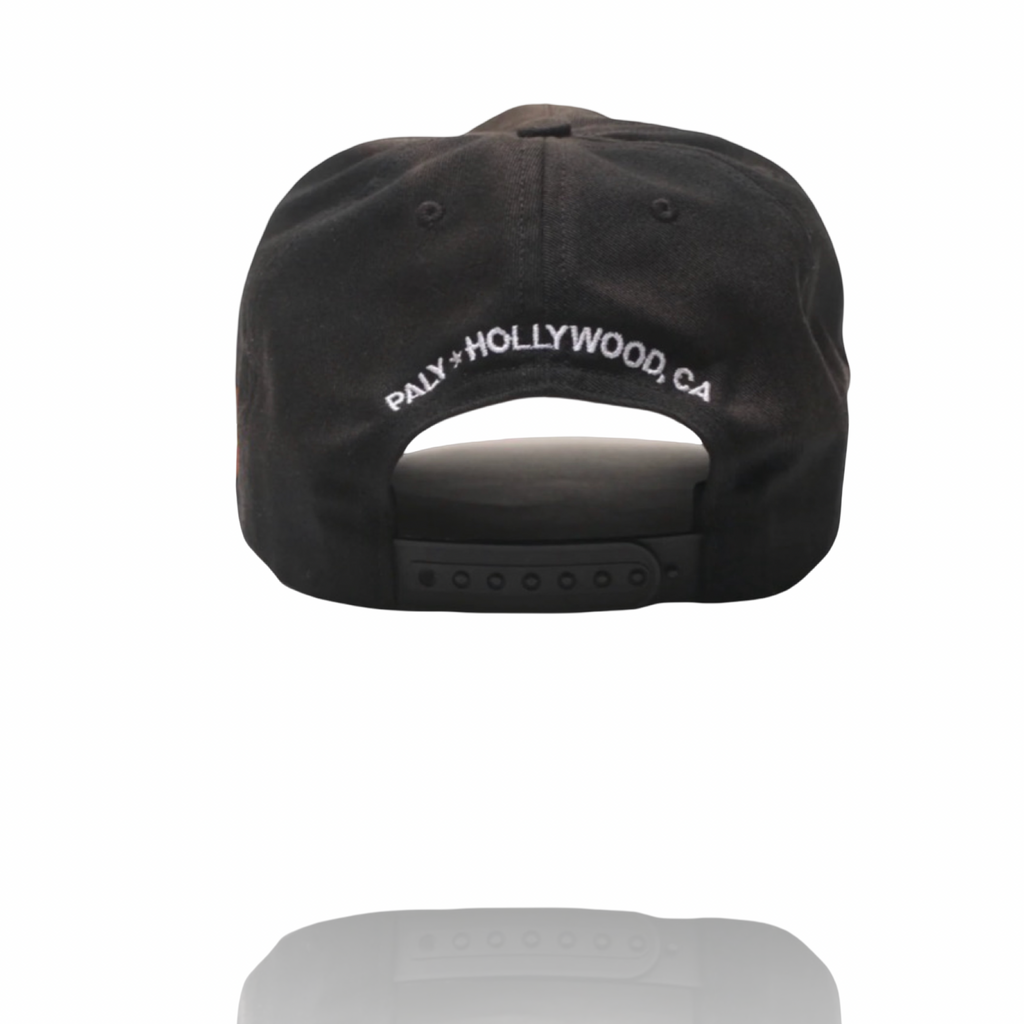 Paly Hollywood Rolling Stones Black Logo Hat