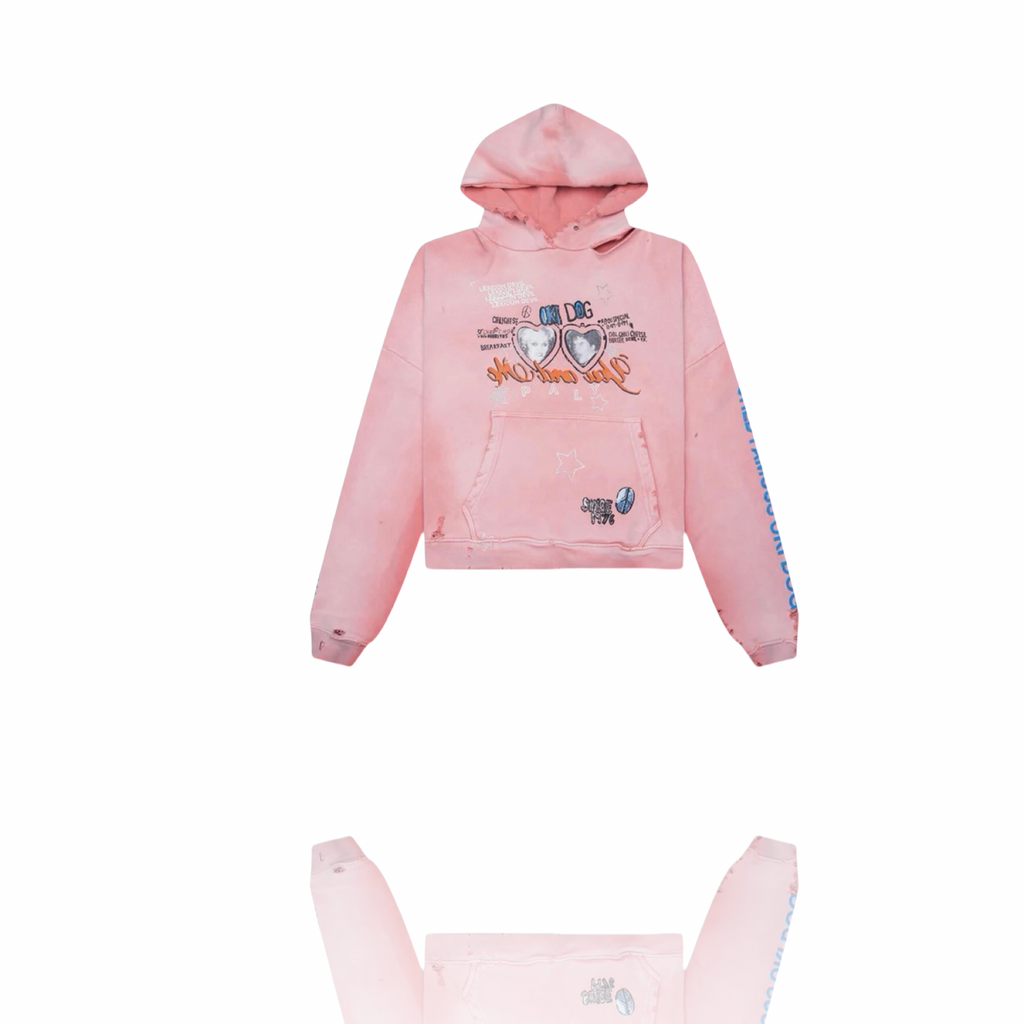 Paly Hollywood Oki Dog Hoodie Pink