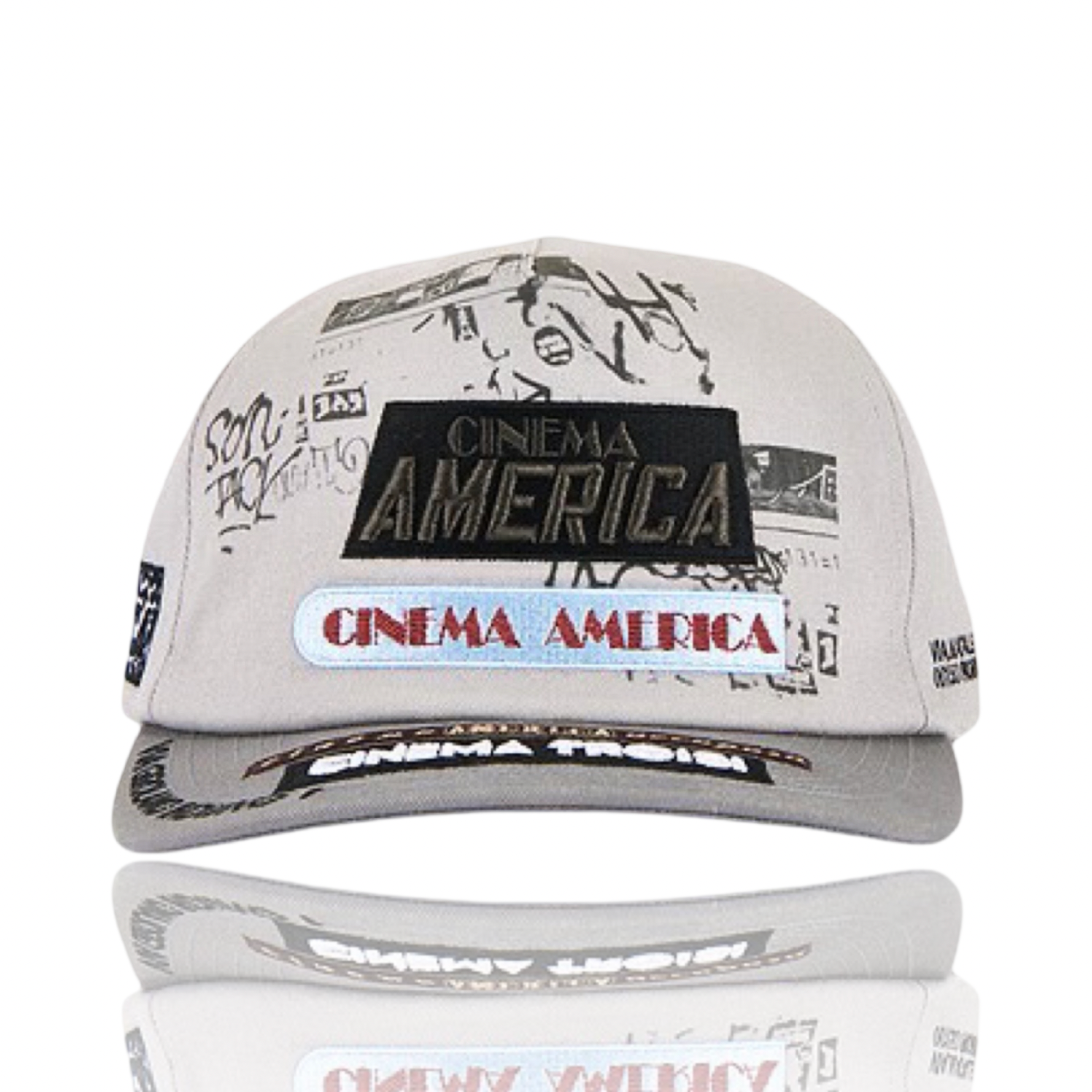 Paly Hollywood Troisi 5 Panel Hat Grey