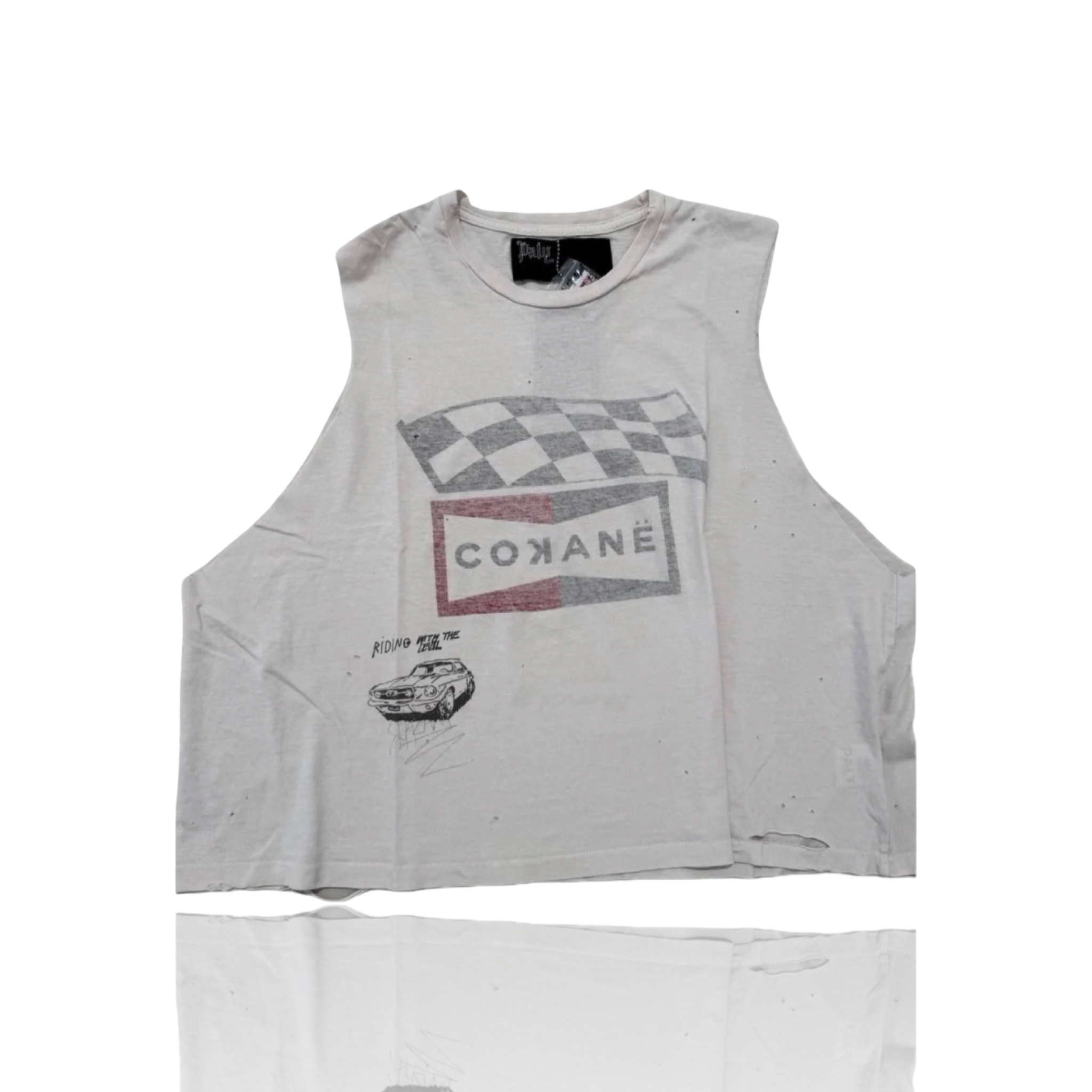 Paly Hollywood Cokane White Cut Off