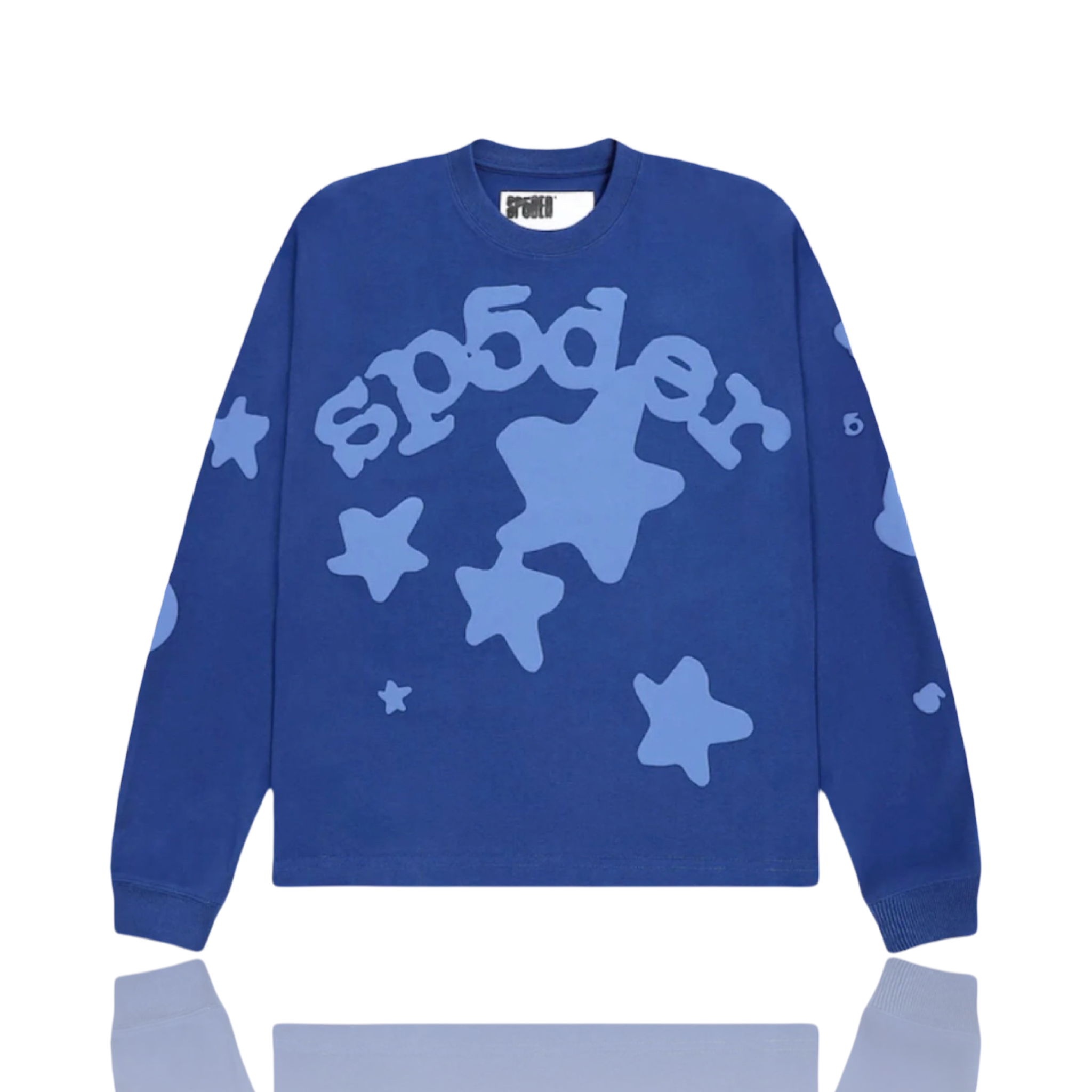 SP5DER Beluga Heavyweight L/S Tee Blue