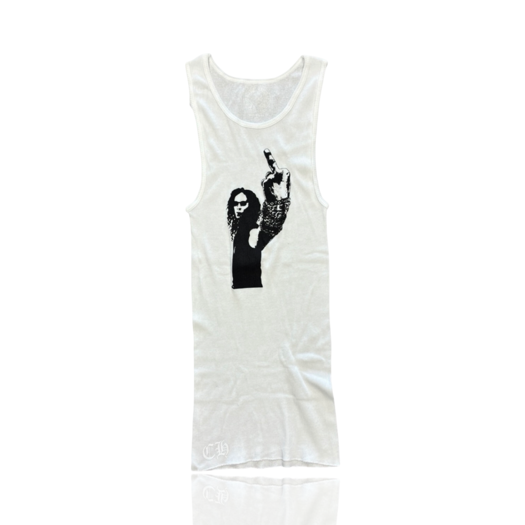 Chrome Hearts Ribbed Richard Stark Tank Top Black
