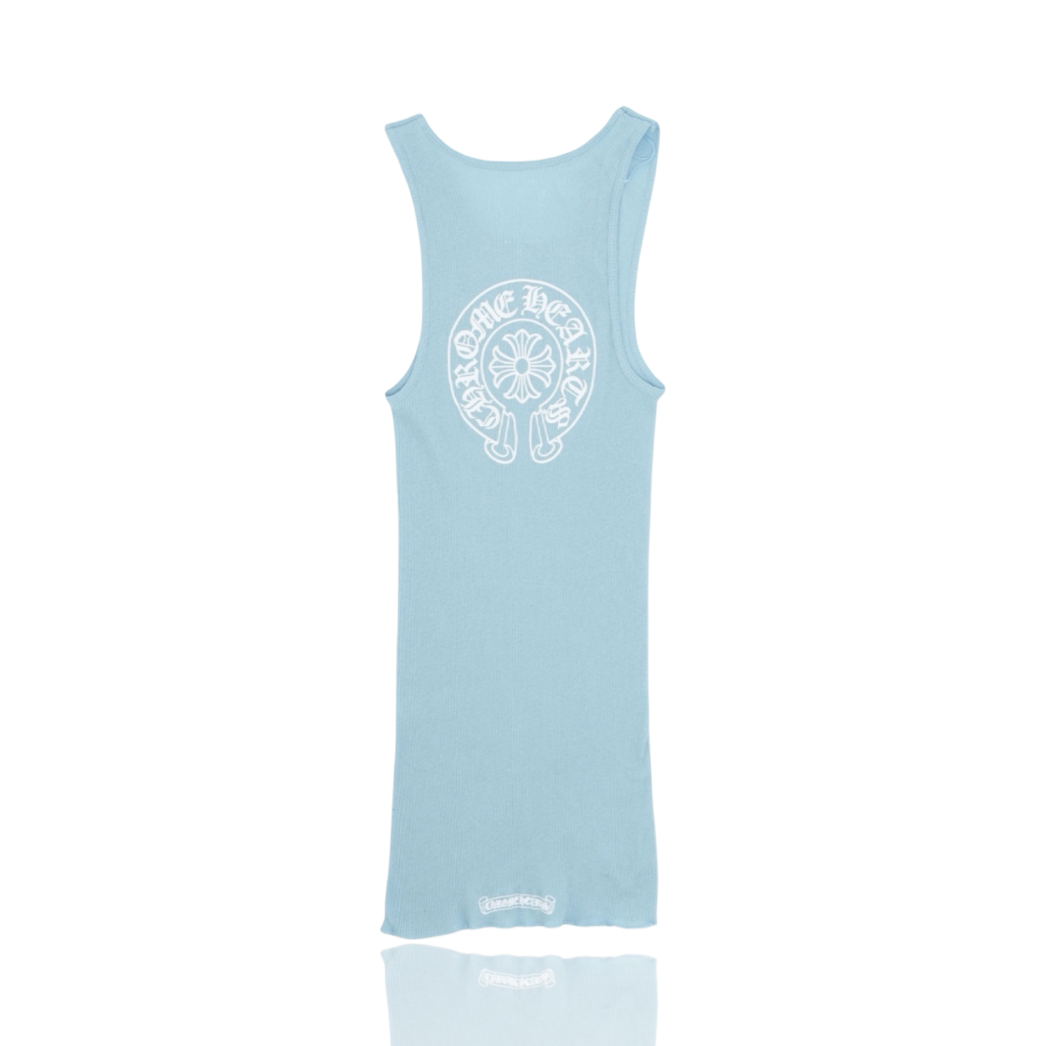 Chrome Hearts Horseshoe Baby Blue Tank Top