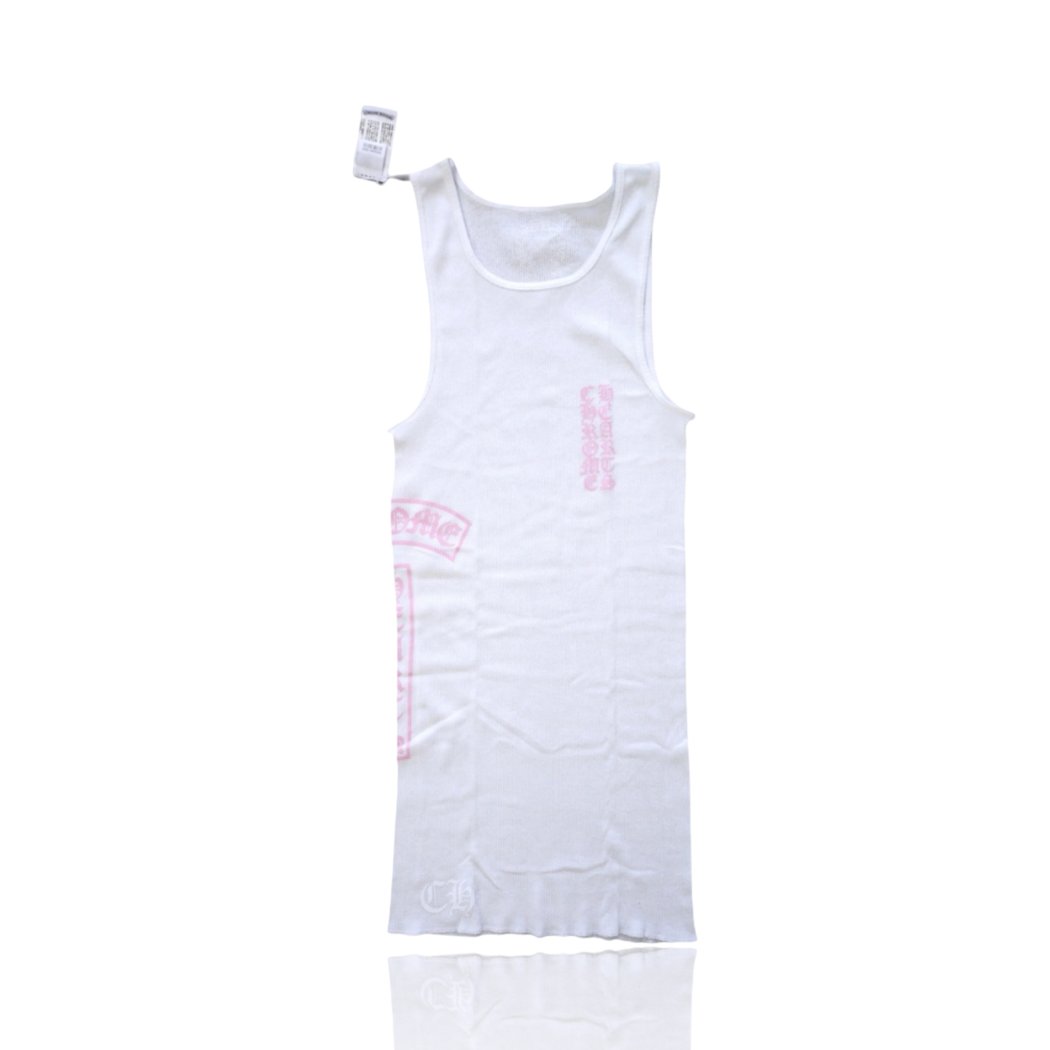 Chrome Hearts T Bar Rib Tank Pink