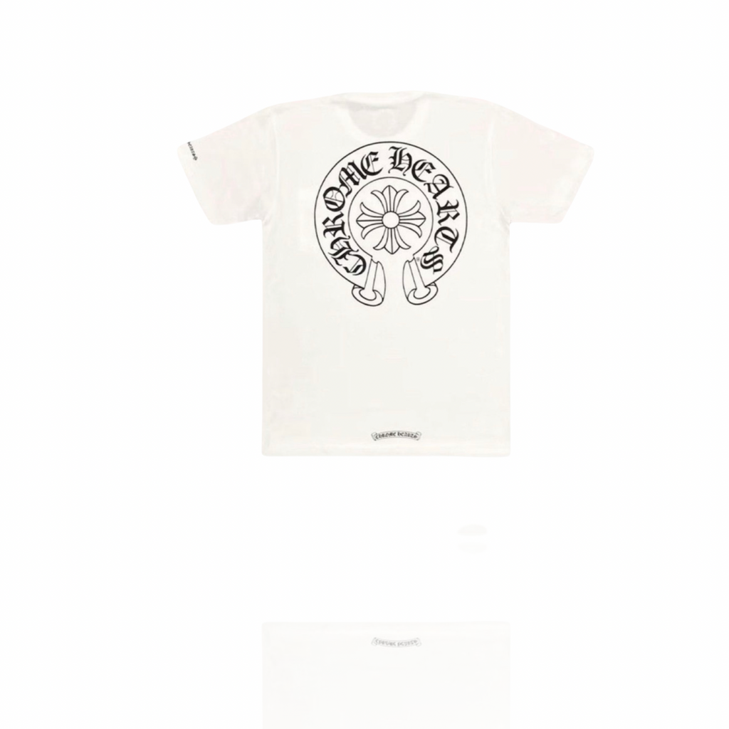 Chrome Hearts Horseshoe Logo Tee White