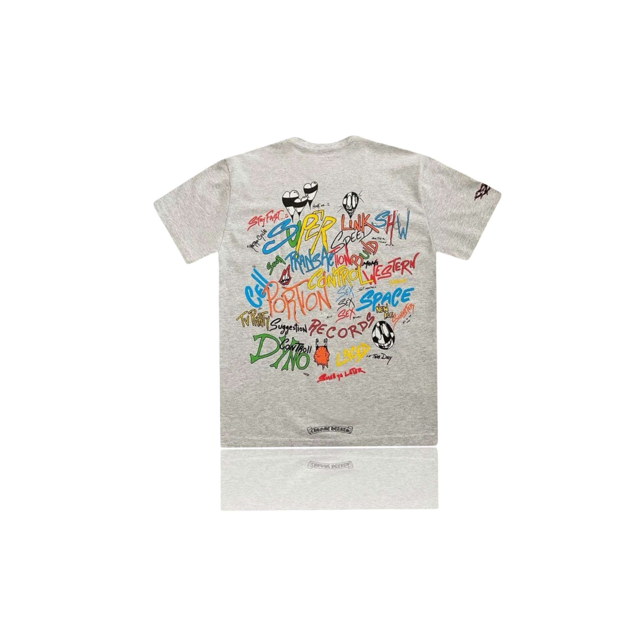 Chrome Hearts Matty Boy Brain Heather Grey Tee