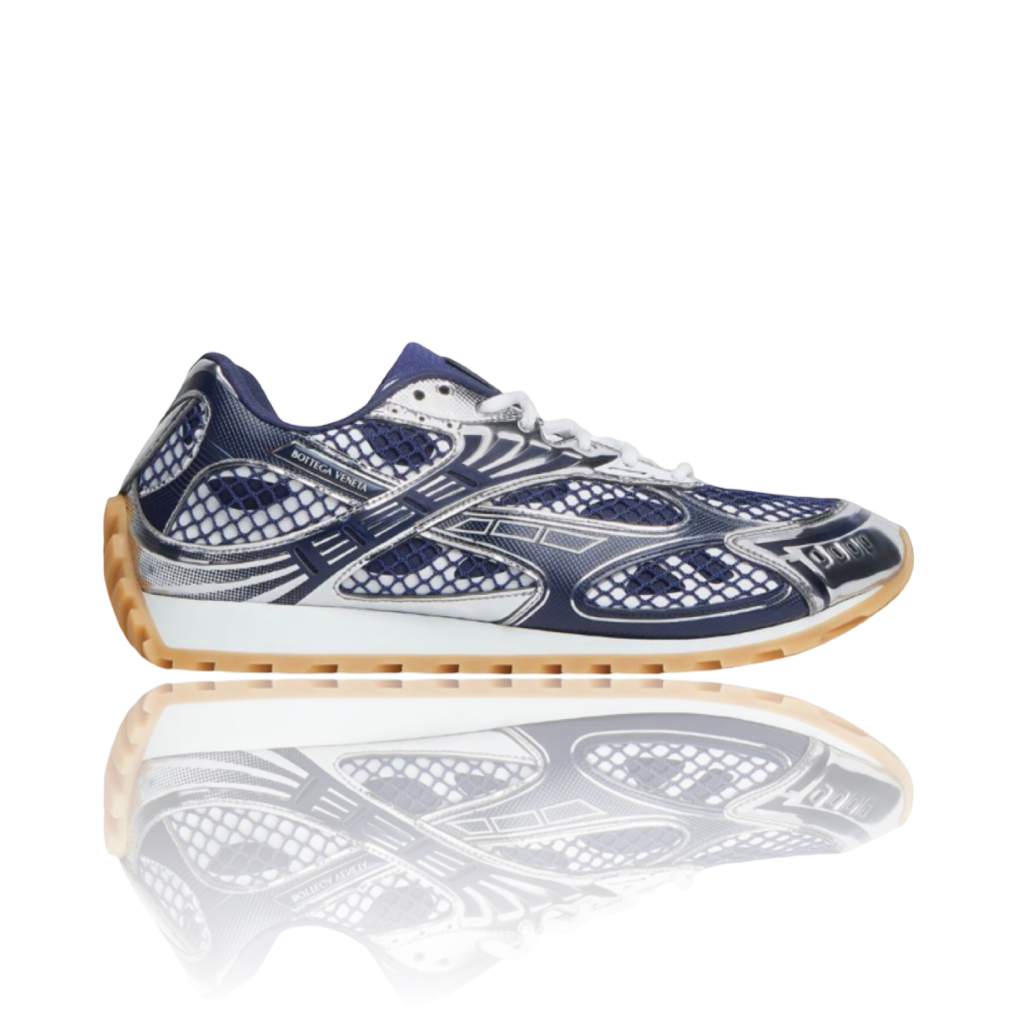 Bottega Veneta Orbit Sneakers Abyss/Silver
