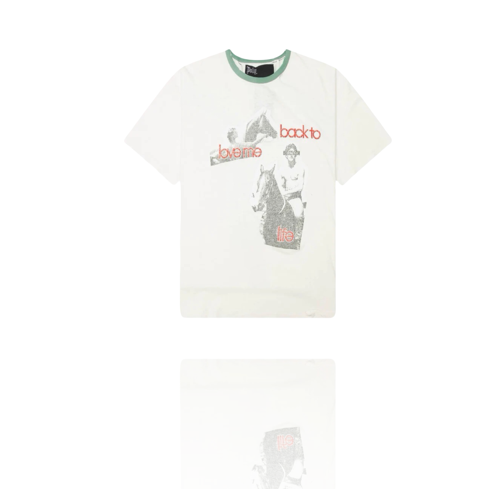 Paly Hollywood Back To Life Ringer Tee White