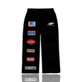 Bottega Desires Patches Sweatpants Black