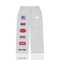 Bottega Desires Patches Sweatpants Gray