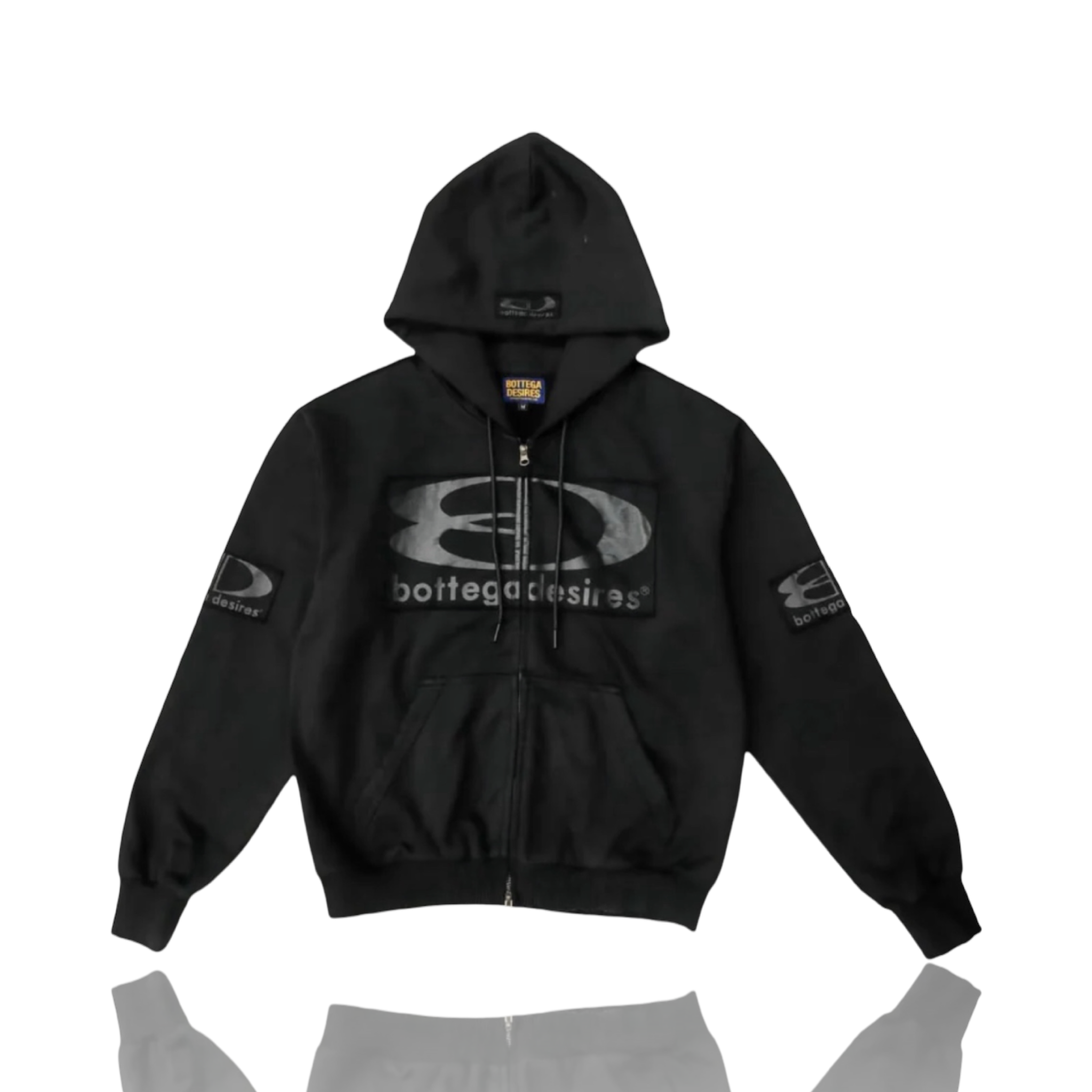 Bottega Desires Tech Black Hoodie