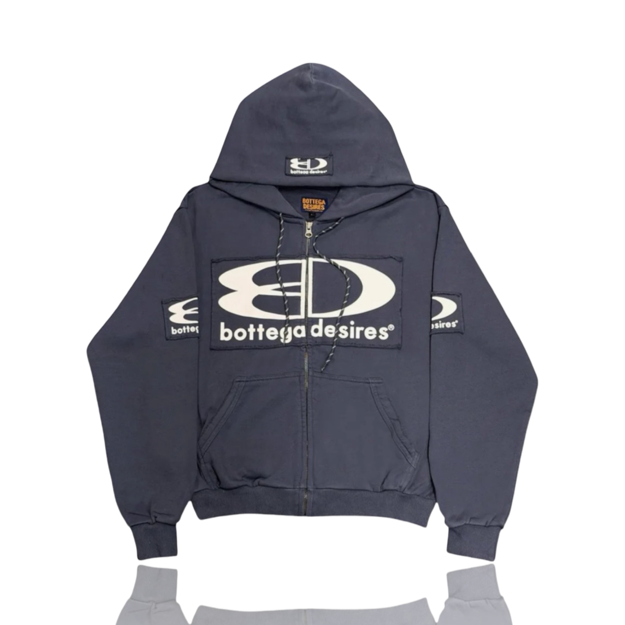Bottega Desires Tech Blue Hoodie