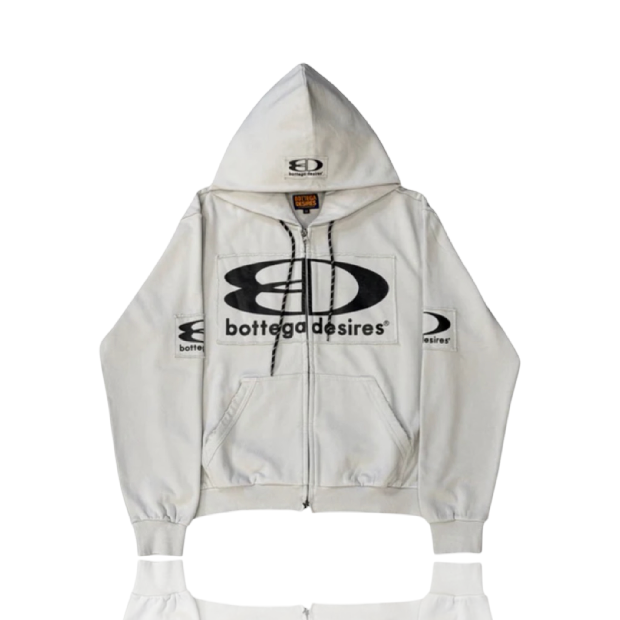 Bottega Desires Tech Grey Hoodie