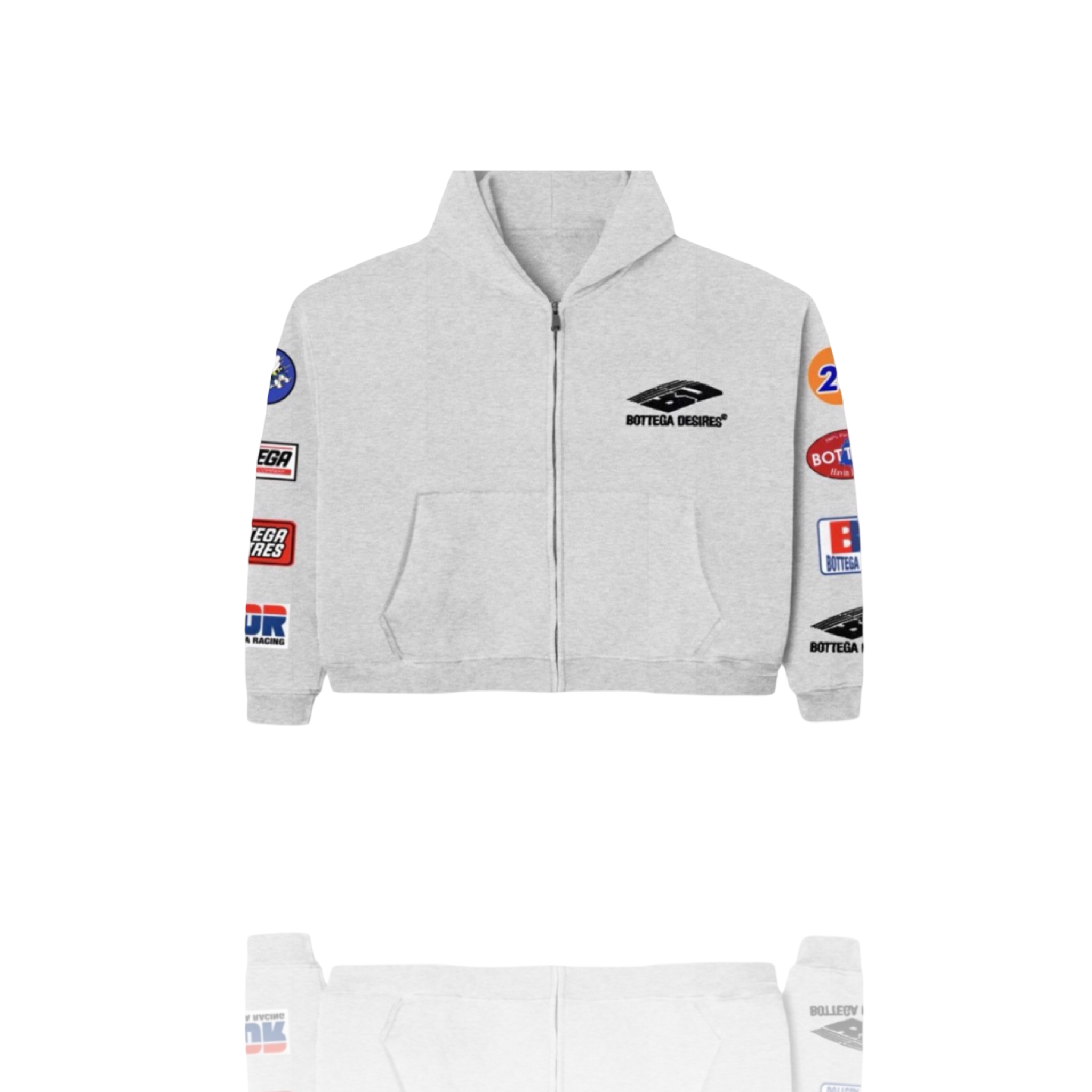 Bottega Desires Patches Jacket Grey