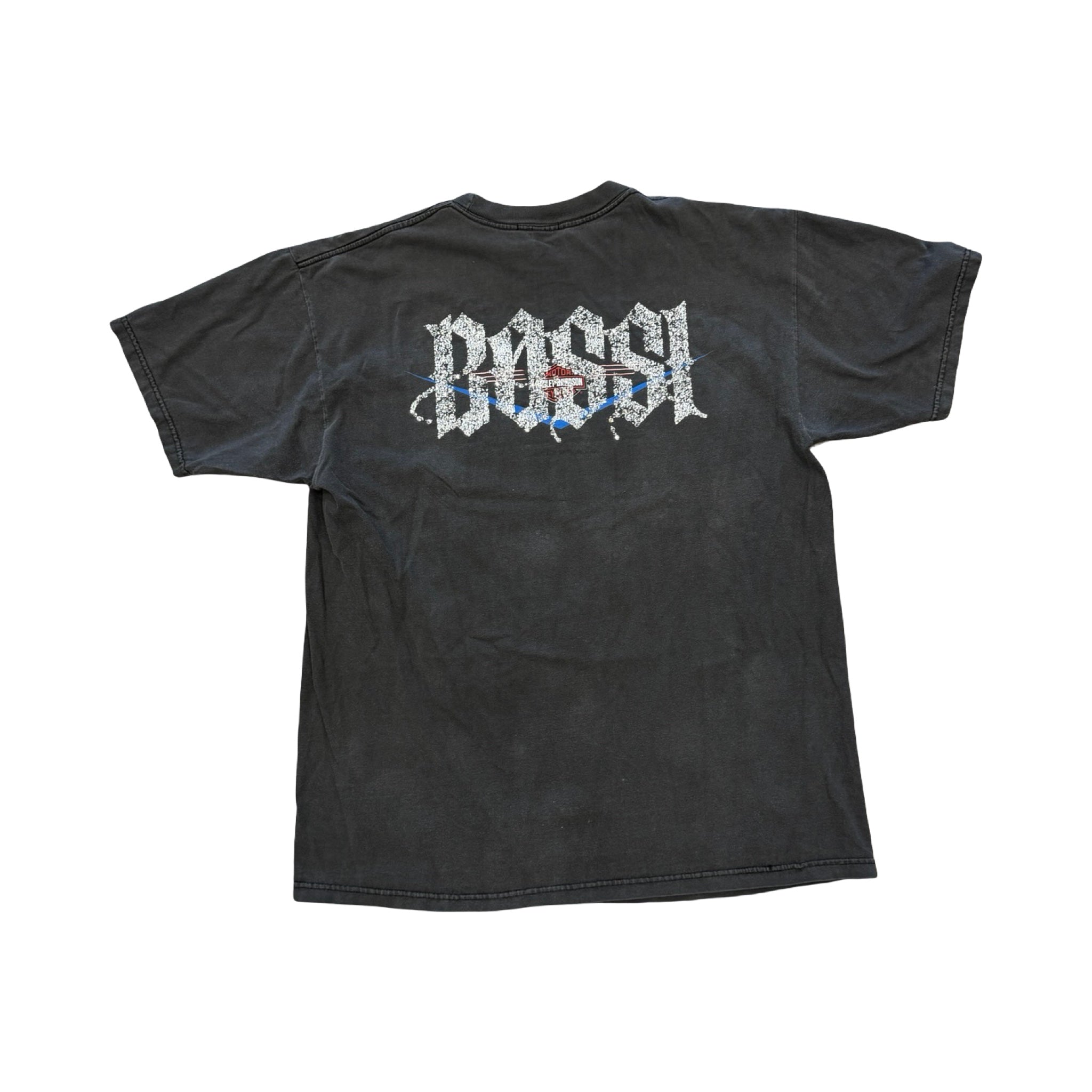 BOSSI Vintage Harley Davidson Tee Grey