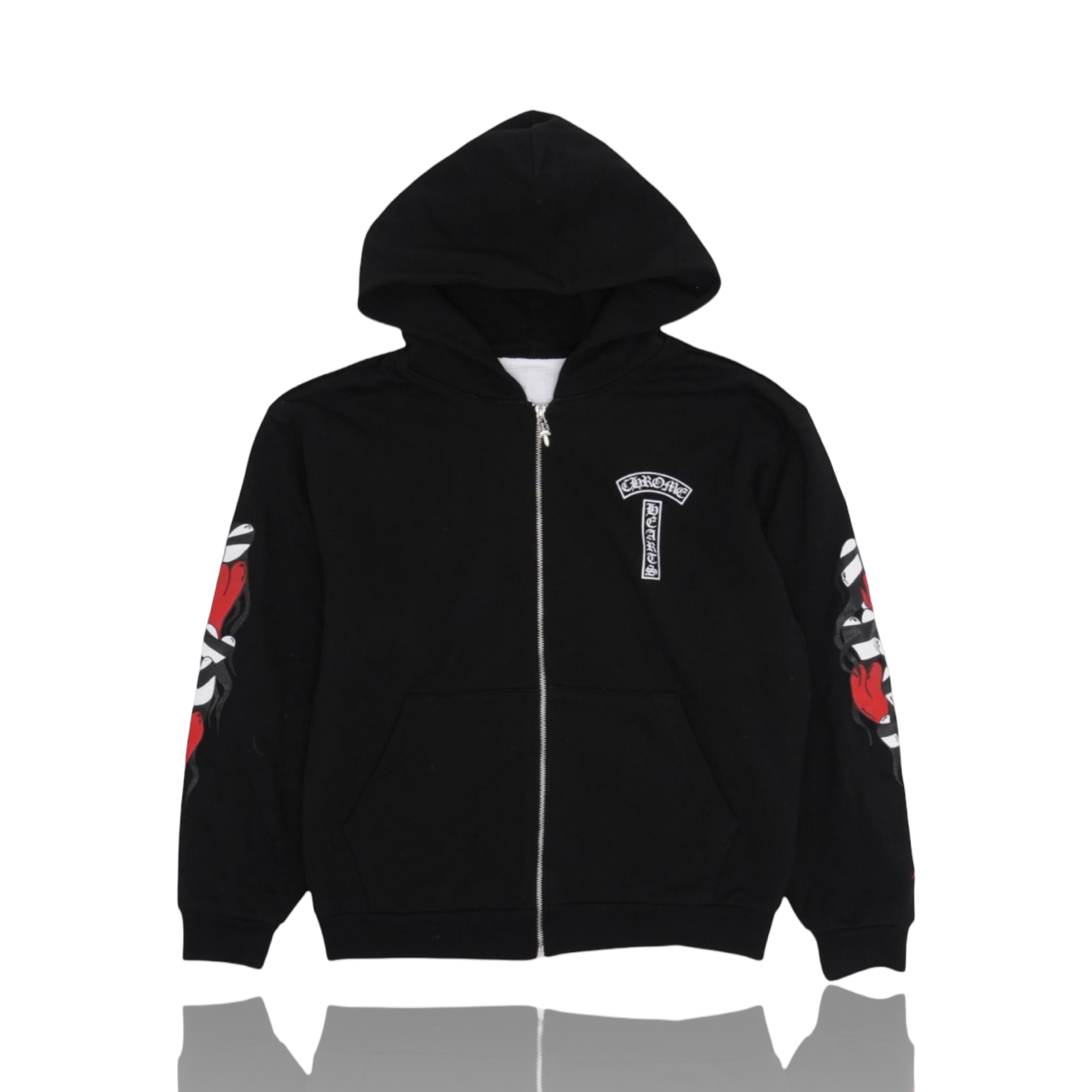 Chrome Hearts Matty Boy T Bar Thermal Zip Up