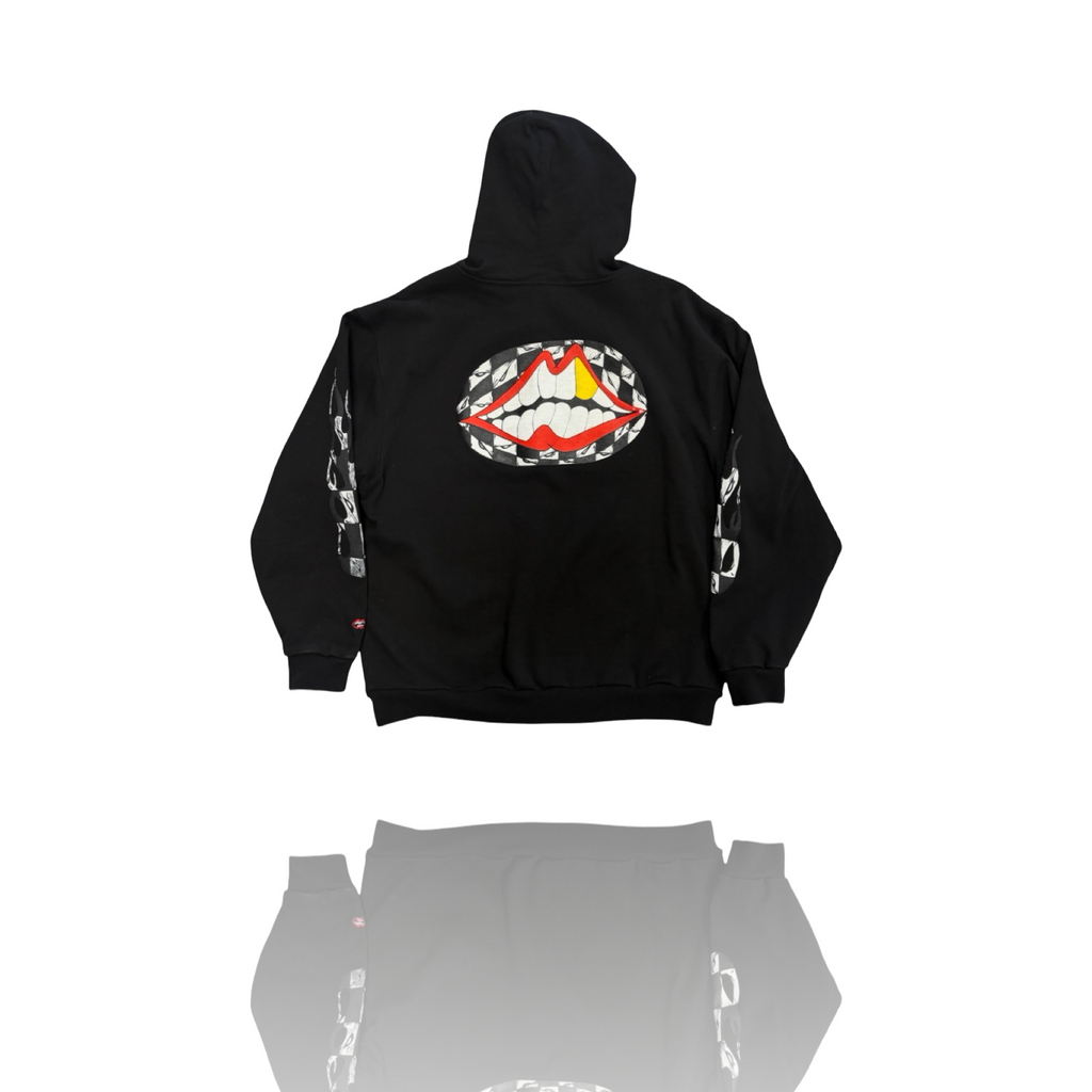 Chrome Hearts Matty Boy Chomper Thermal Zip Up Black