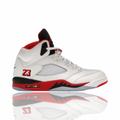 Jordan 5 Fire Red Black Tongue