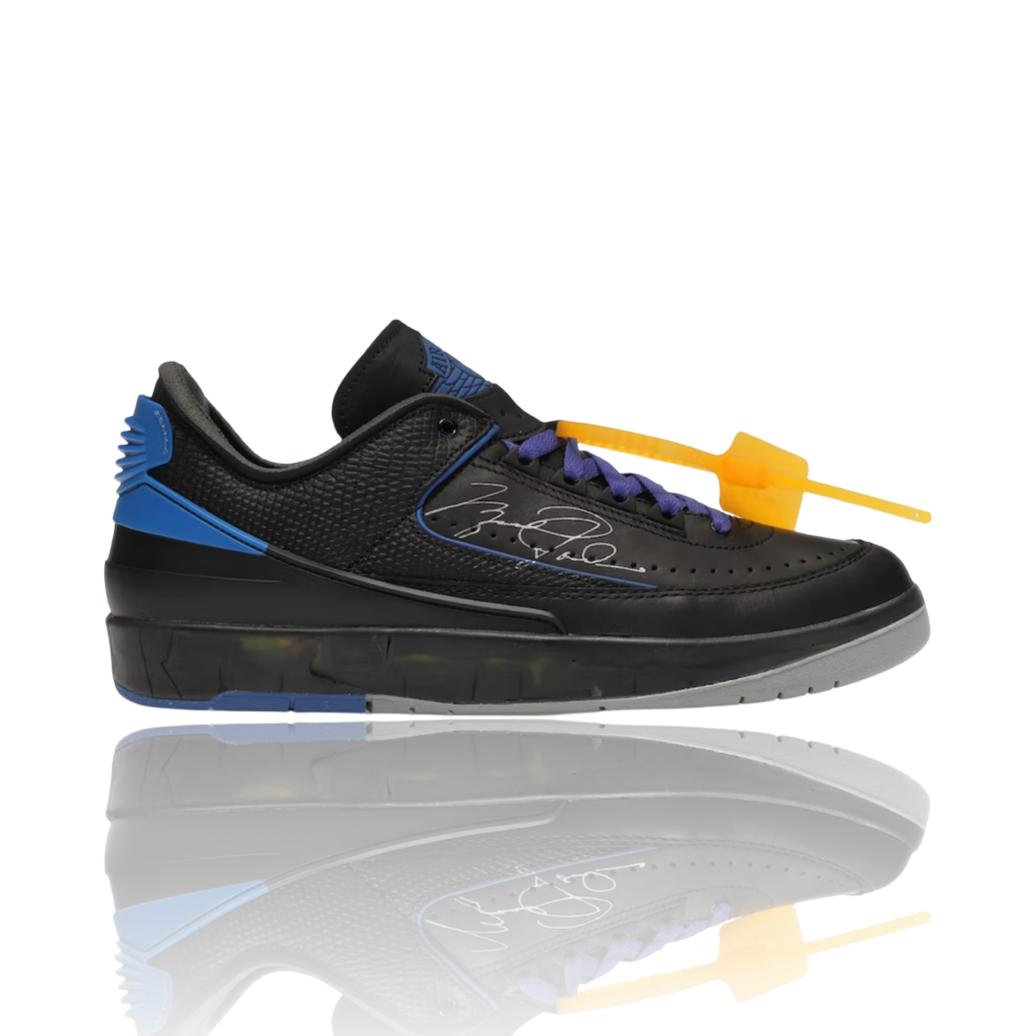 Jordan 2 Low OFF-White Black Blue