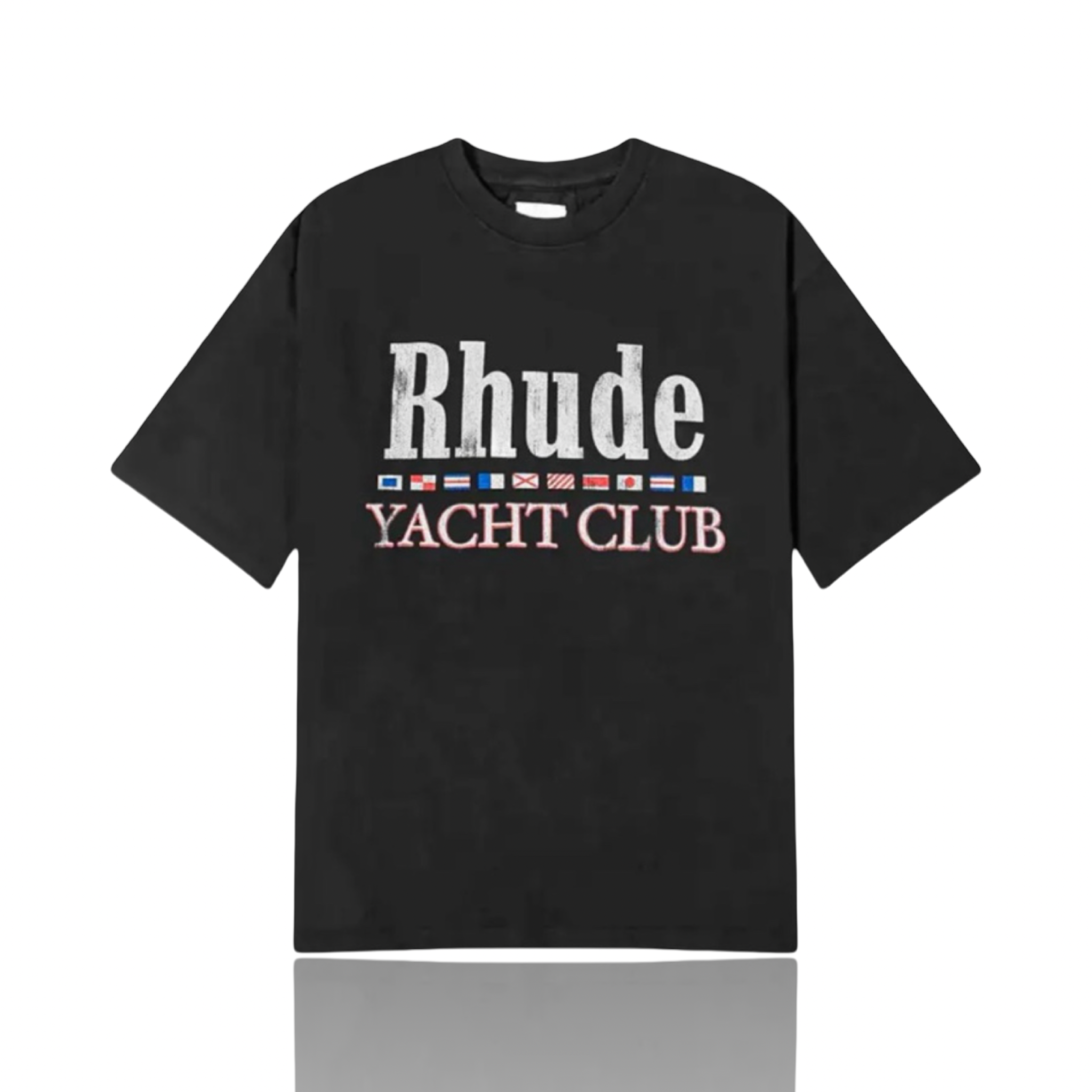 Rhude Flag Tee Vintage Black