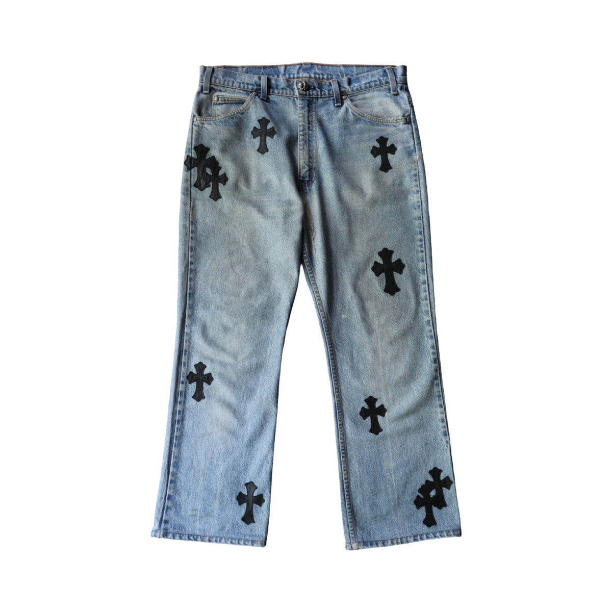 Chrome Hearts Levi's 517 Light Wash Jeans